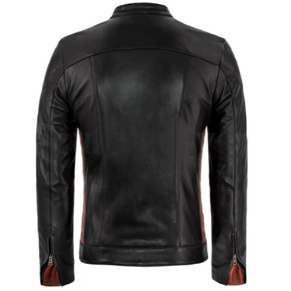 Black Biker Leather Jacket