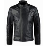 Black Biker Leather Jacket
