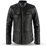 Mens Black Leather Jacket
